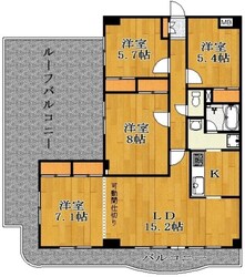 メイプル稲毛の物件間取画像